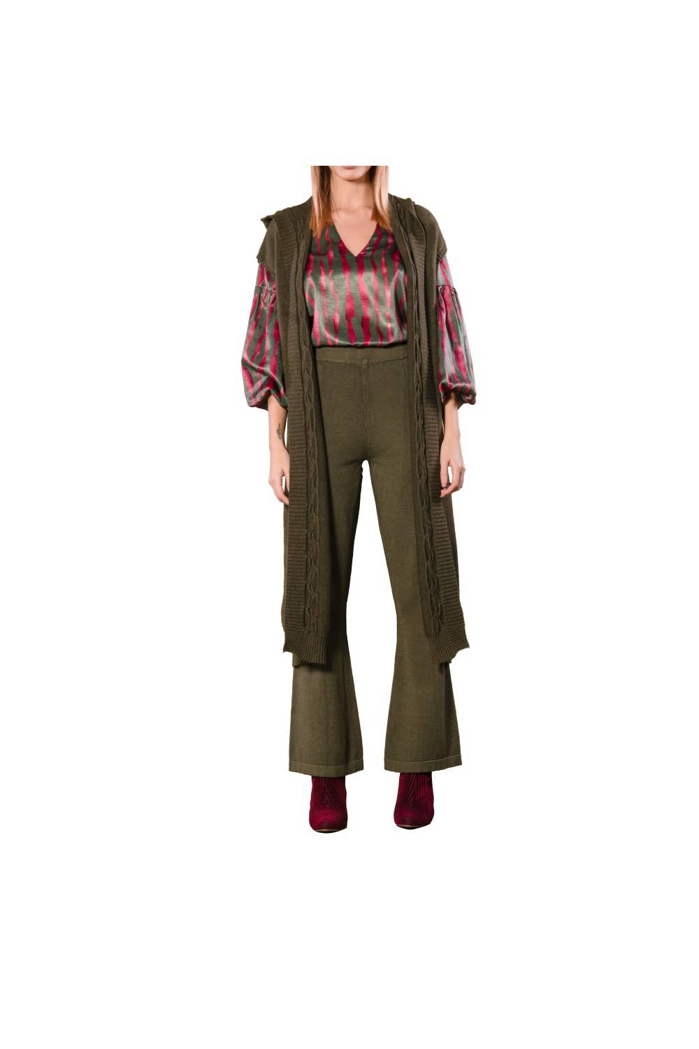 Nualy GILET CON CAPPUCCIO Pezzi Unici