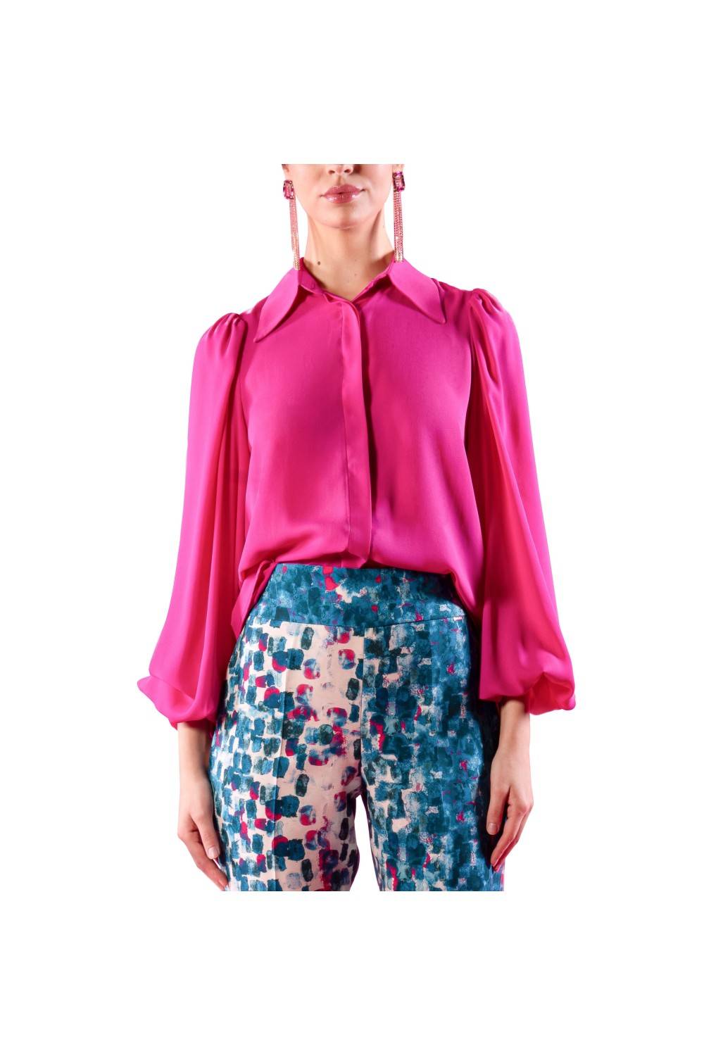 Nualy CAMICIA CON FIOCCO Sottocosto