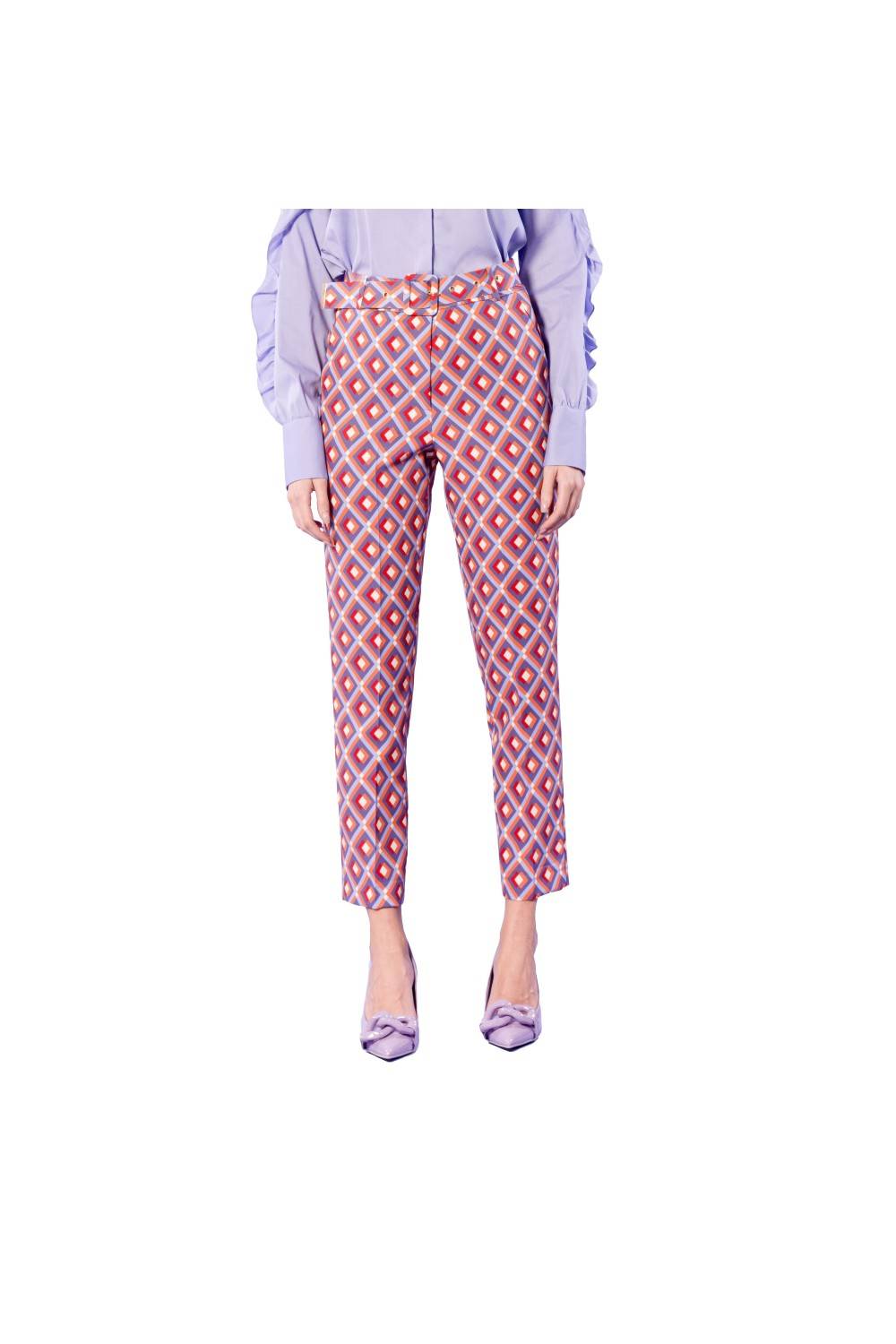 Nualy PANTALONE C/SPACCHETTI Italy