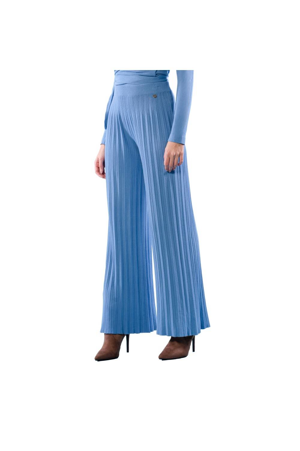 Nualy PANTALONE PLISSE Vendita Calda