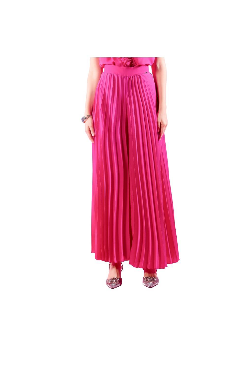 Nualy PANTALONE PLISSE' Nuova