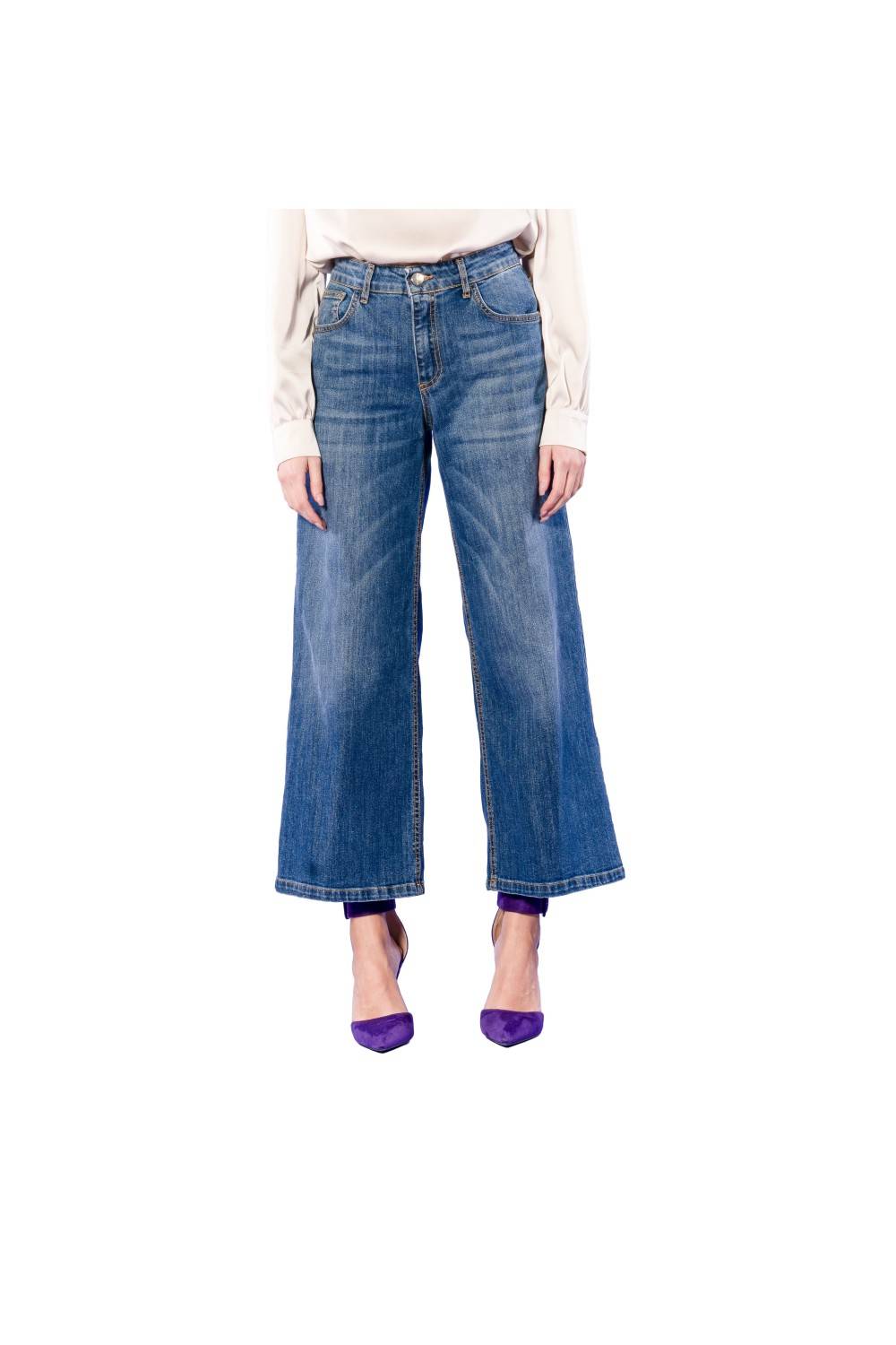 Nualy JEANS GAUCHO In Vendita