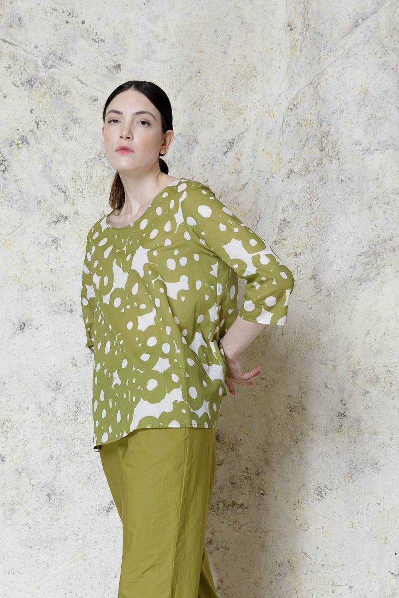 Opificio Neirami BLUSA VOILE MANICA 3/4 Consegna Veloce