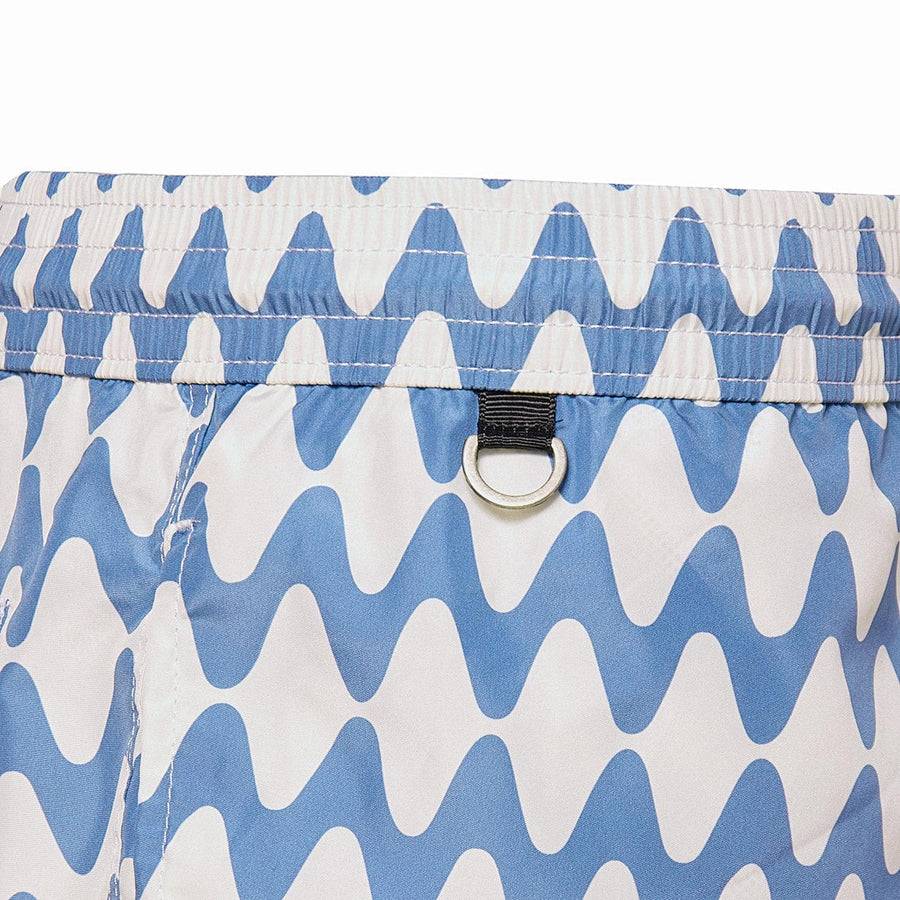 Paolo Pecora Boxer Mare Onde Blu Qualità Garantita