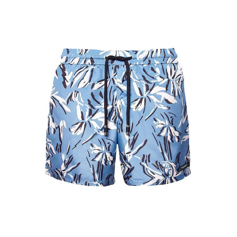 Paolo Pecora Boxer Mare Fantasia Floreale Azzurro Paolo Pecora Boxer Mare Fantasia Floreale Azzurro
