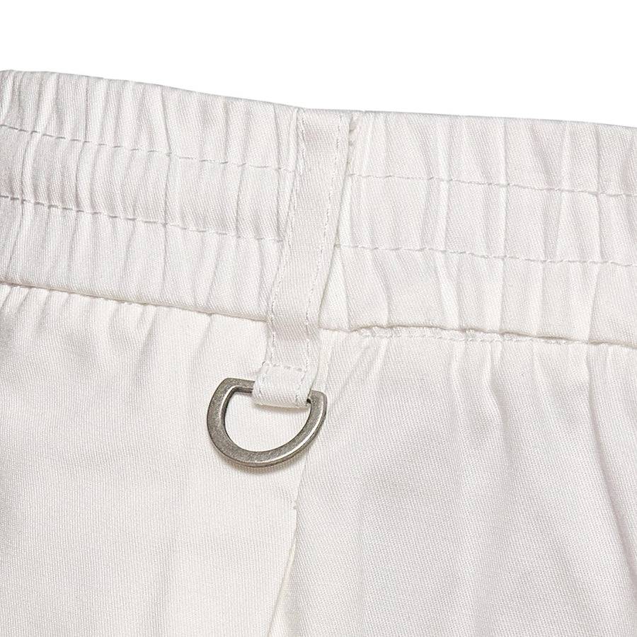 Paolo Pecora Bermuda in Tela di Cotone Panna Shopping Online