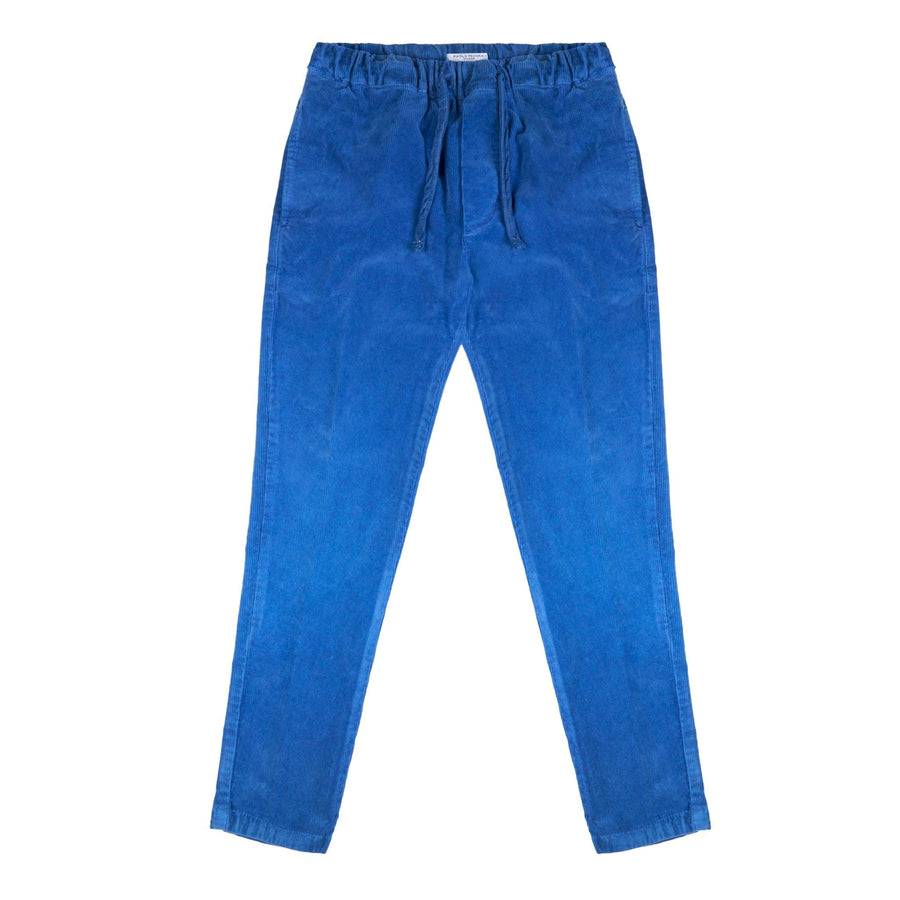 Paolo Pecora Pantaloni Chino Coulisse di Velluto Bluette Paolo Pecora Pantaloni Chino Coulisse di Velluto Bluette