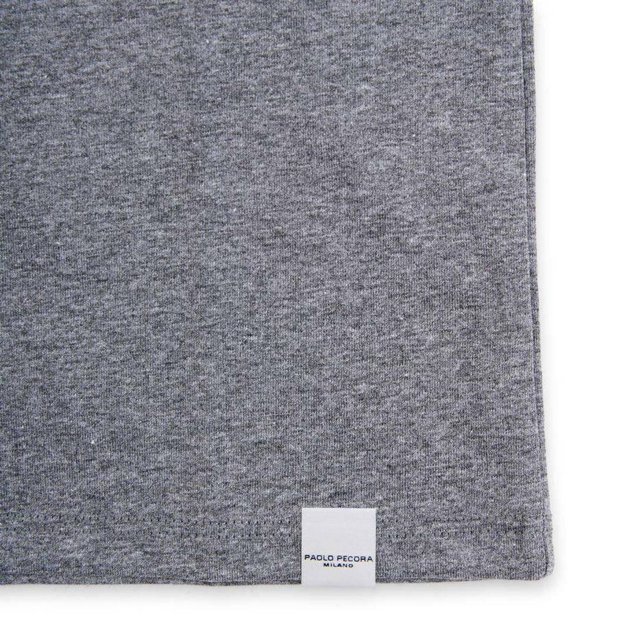 Paolo Pecora T-shirt in Jersey Grigio Melange "Planet" by Pietro Terzini Presa