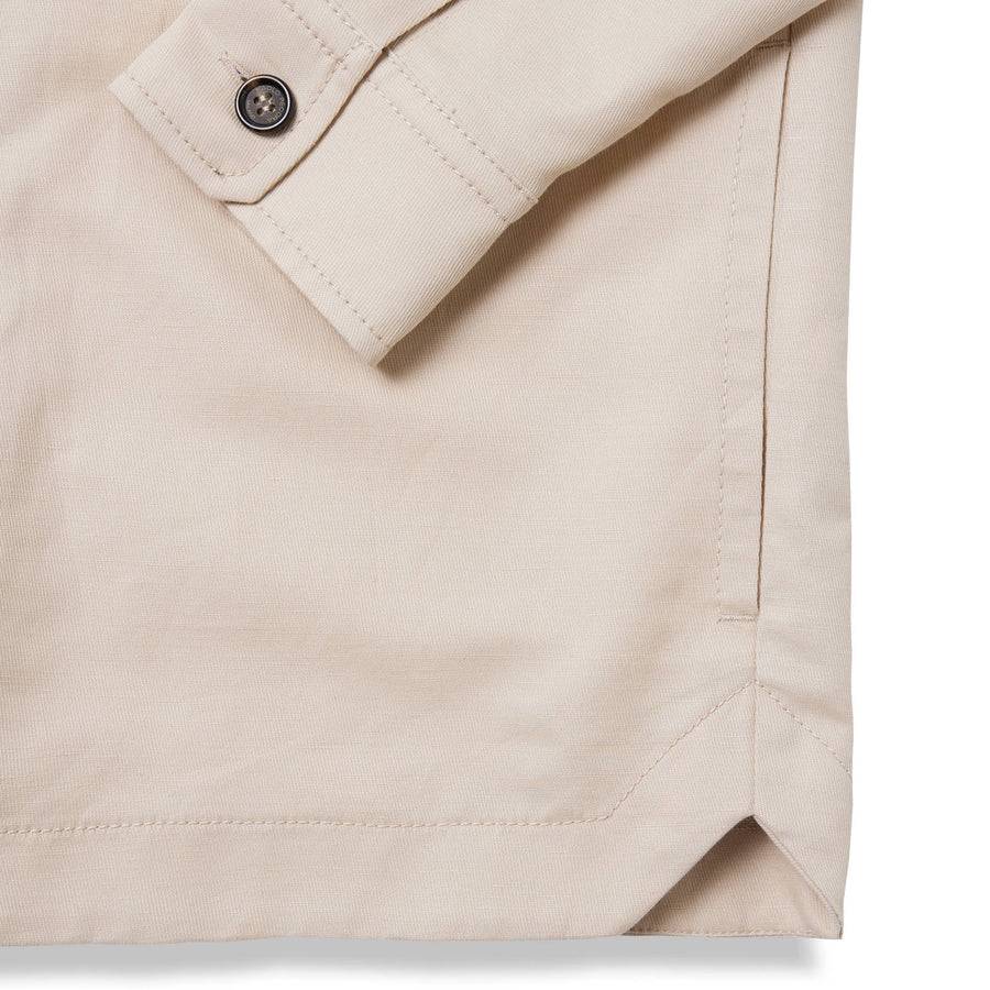 Paolo Pecora Overshirt Coreana - Sabbia Spedizione Gratuita