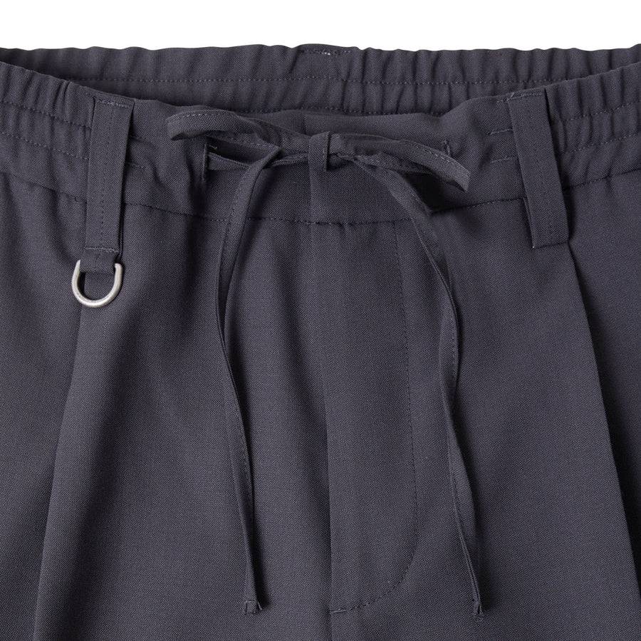 Paolo Pecora Pantalone in Fresco Lana - Grigio Antracite Saldi