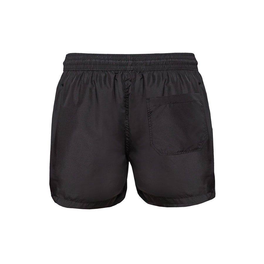 Paolo Pecora Costume da Bagno Boxer Tinta Unita Nero Vendite Flash