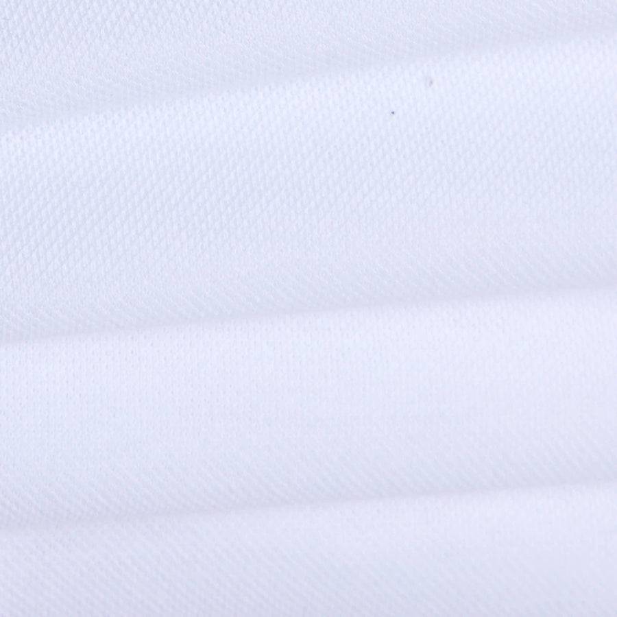 Paolo Pecora Polo Coreana in Cotone Piquet - Bianco Italia