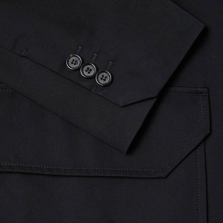 Paolo Pecora Giacca Sportiva in Tela di Cotone - Nero Black Friday