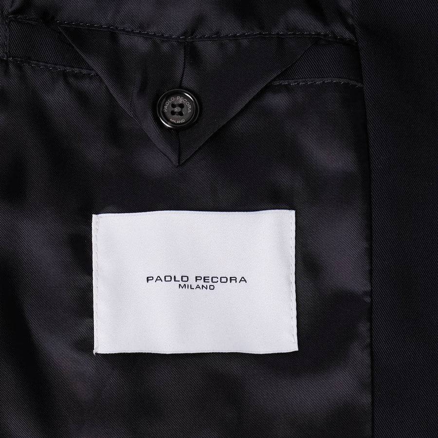 Paolo Pecora Giacca Sportiva in Tela di Cotone - Nero Black Friday