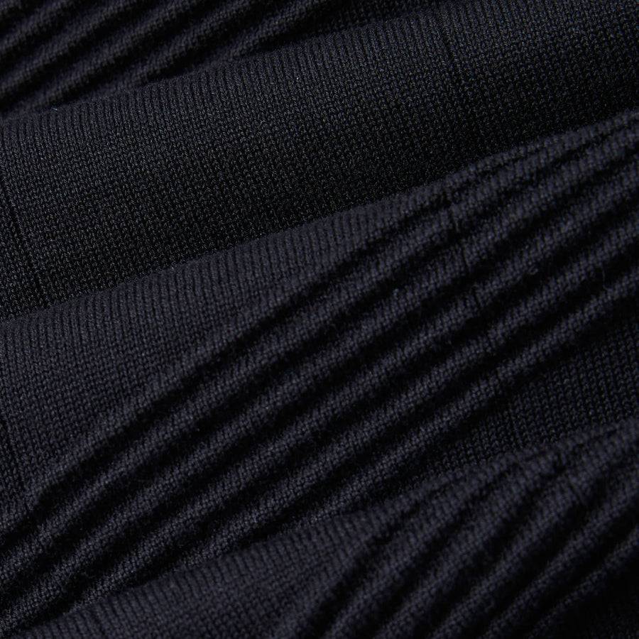 Paolo Pecora Maglia in Cotone Crepe Extrafine - Nero Vendita