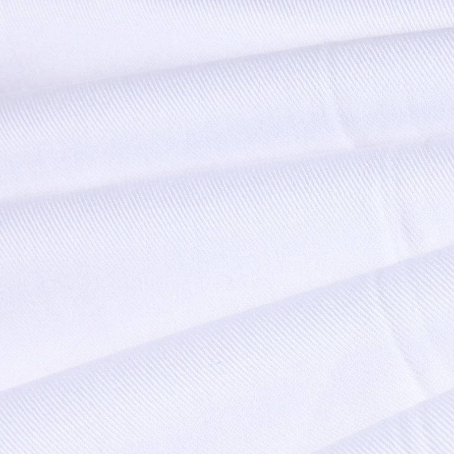 Paolo Pecora Chino Sartoriale in Gabardina di Cotone - Bianco Pezzi Unici