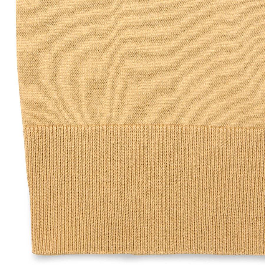 Paolo Pecora Maglia Girocollo in Puro Cotone Extrafine - Curry Qualità Garantita