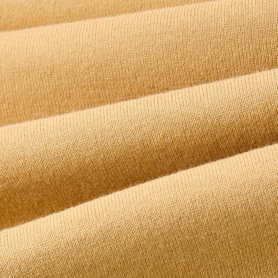 Paolo Pecora Maglia Girocollo in Puro Cotone Extrafine - Curry Qualità Garantita