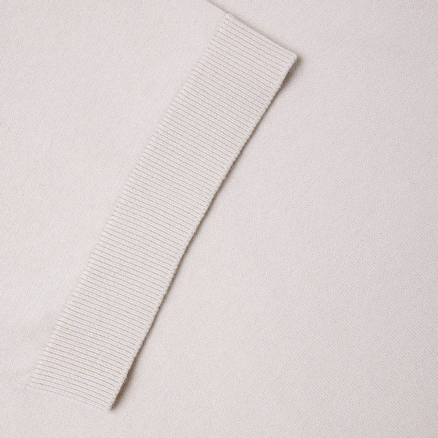 Paolo Pecora Maglia in Cotone Extrafine - Sabbia Promozione Limitata