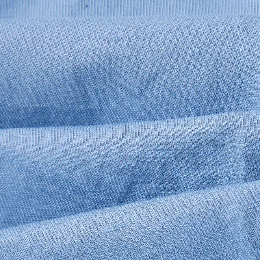 Paolo Pecora Chino in Tela di Cotone Lino - Azzurro Novità