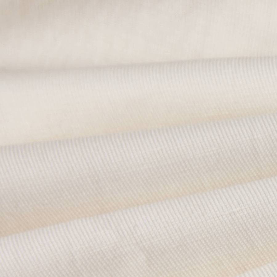 Paolo Pecora Pantaloni in Tela di Cotone Lino - Bianco Ecru Presa