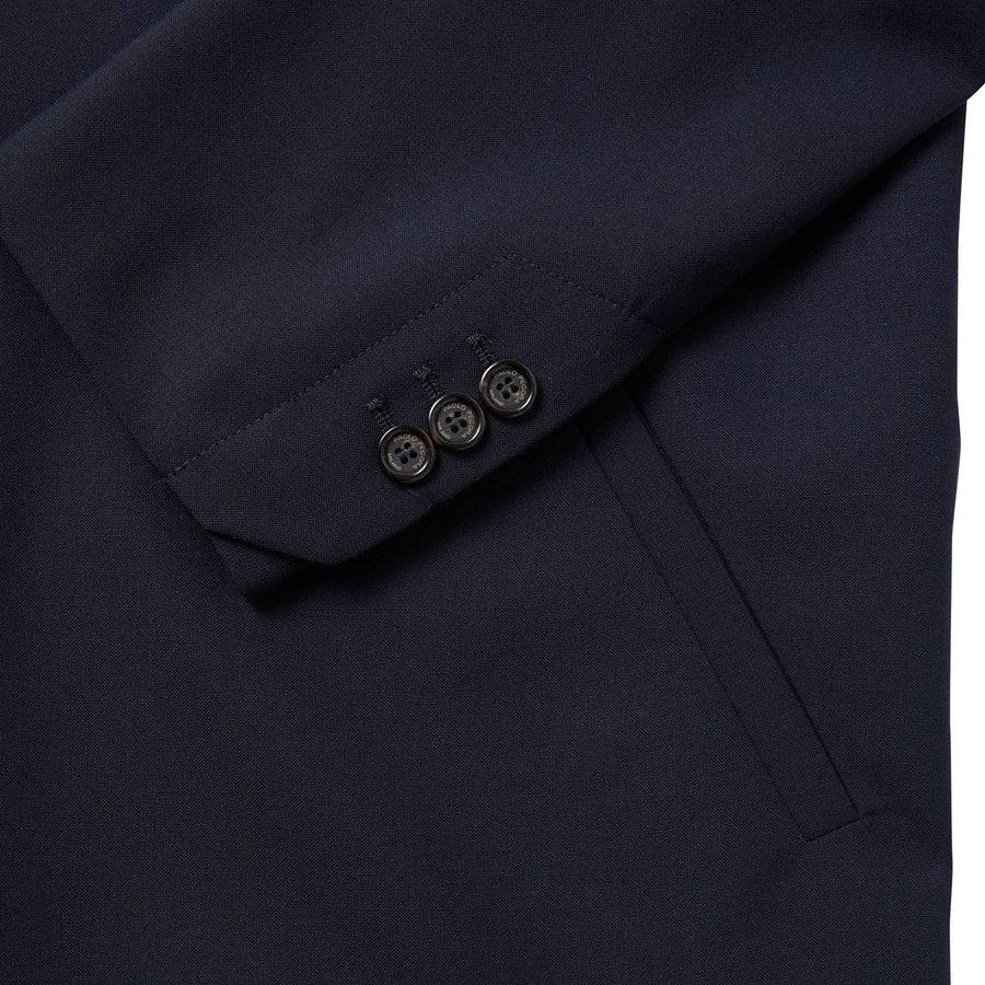 Paolo Pecora Giacca in Fresco Lana - Blu Navy Economico