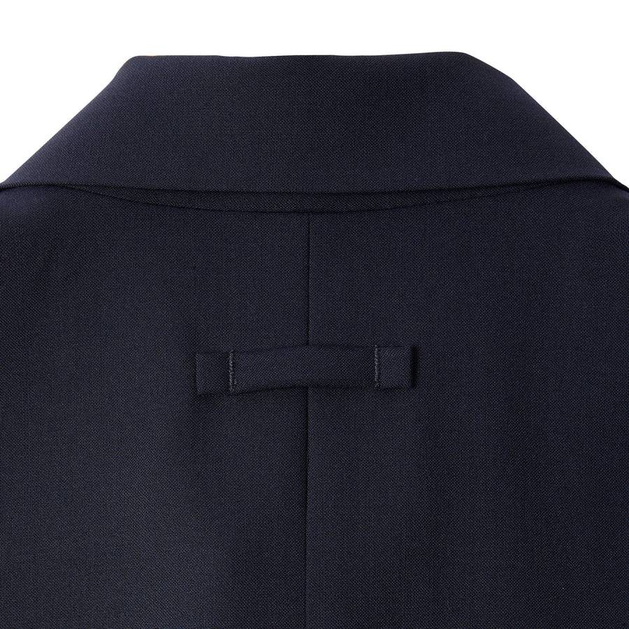 Paolo Pecora Giacca in Fresco Lana - Blu Navy Economico