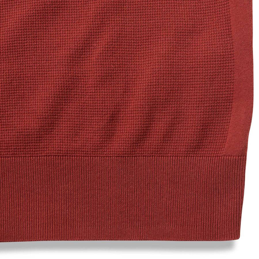 Paolo Pecora Maglia Puro Cotone Extrafine - Rosso Granata Vendita Calda