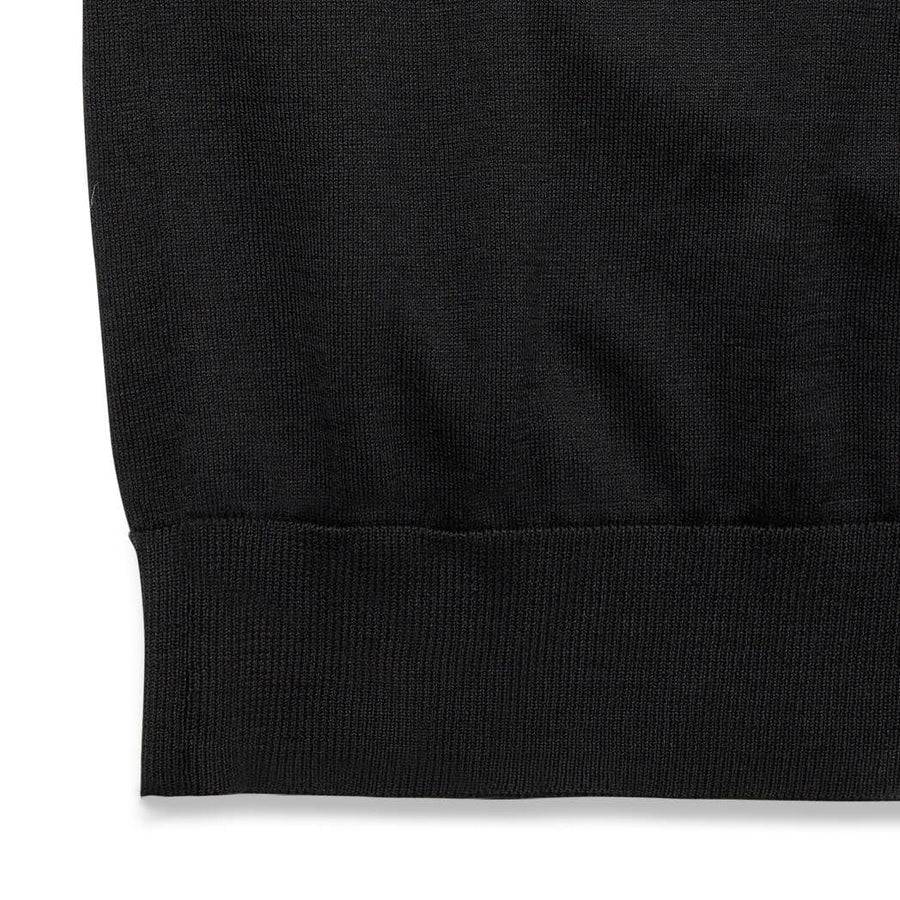 Paolo Pecora Polo in Maglia Nera di Seta Cotone Extrafine I Più Venduti