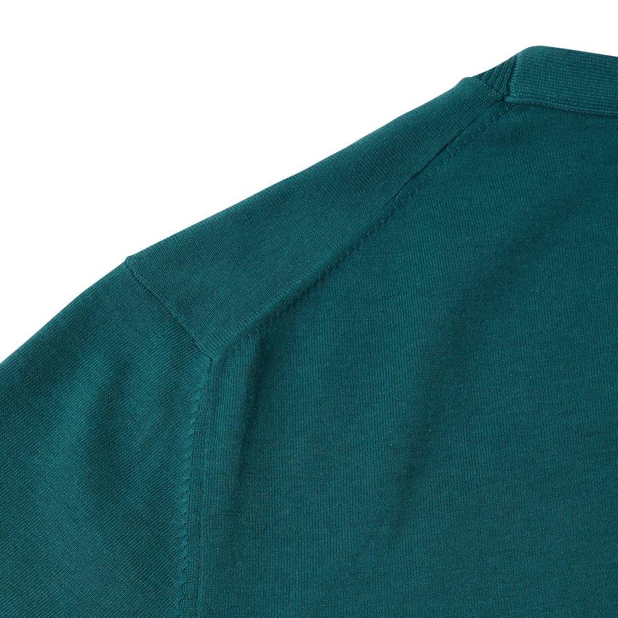 Paolo Pecora Maglia Puro Cotone Extrafine - Verde Qualità