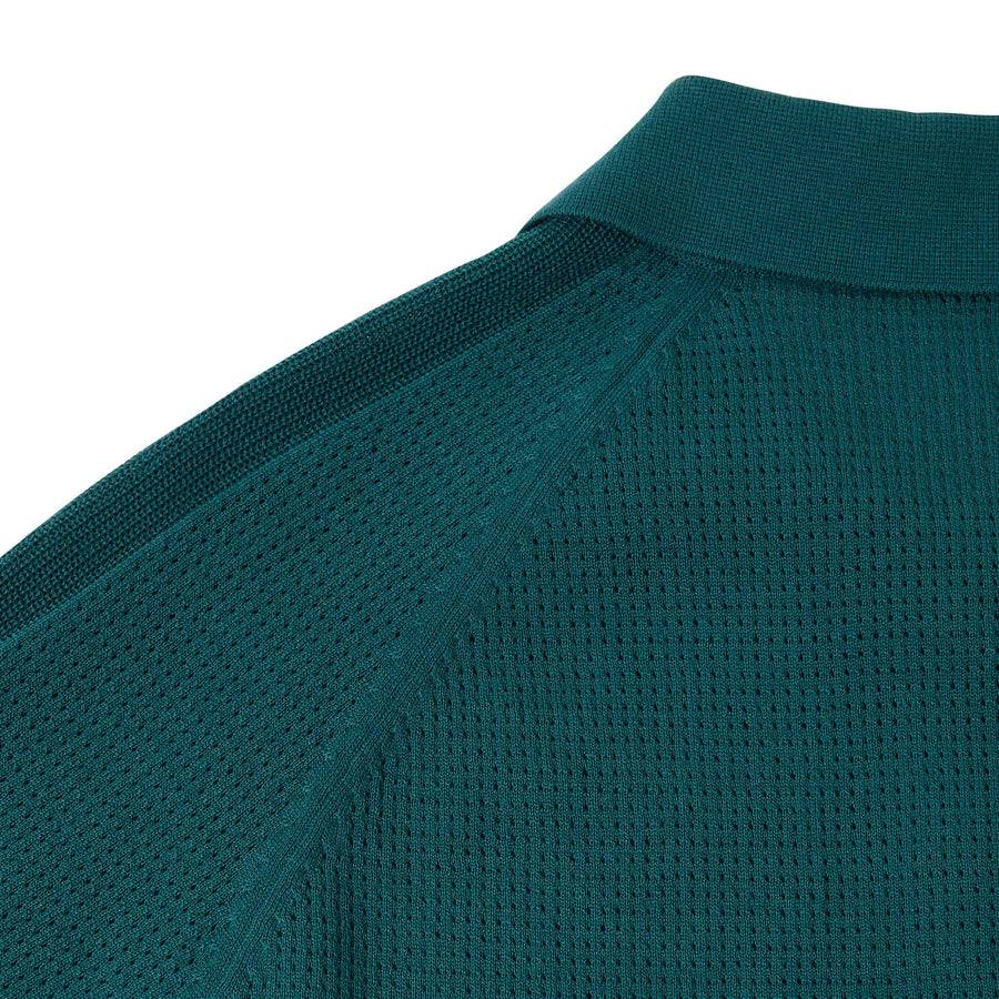Paolo Pecora Maglia in Cotone Crepe Extrafine - Verde Malachite Vendita