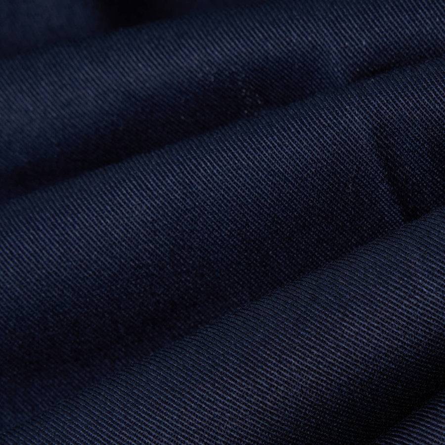 Paolo Pecora Chino Sartoriale in Gabardina di Cotone - Blu Navy Negozi Online