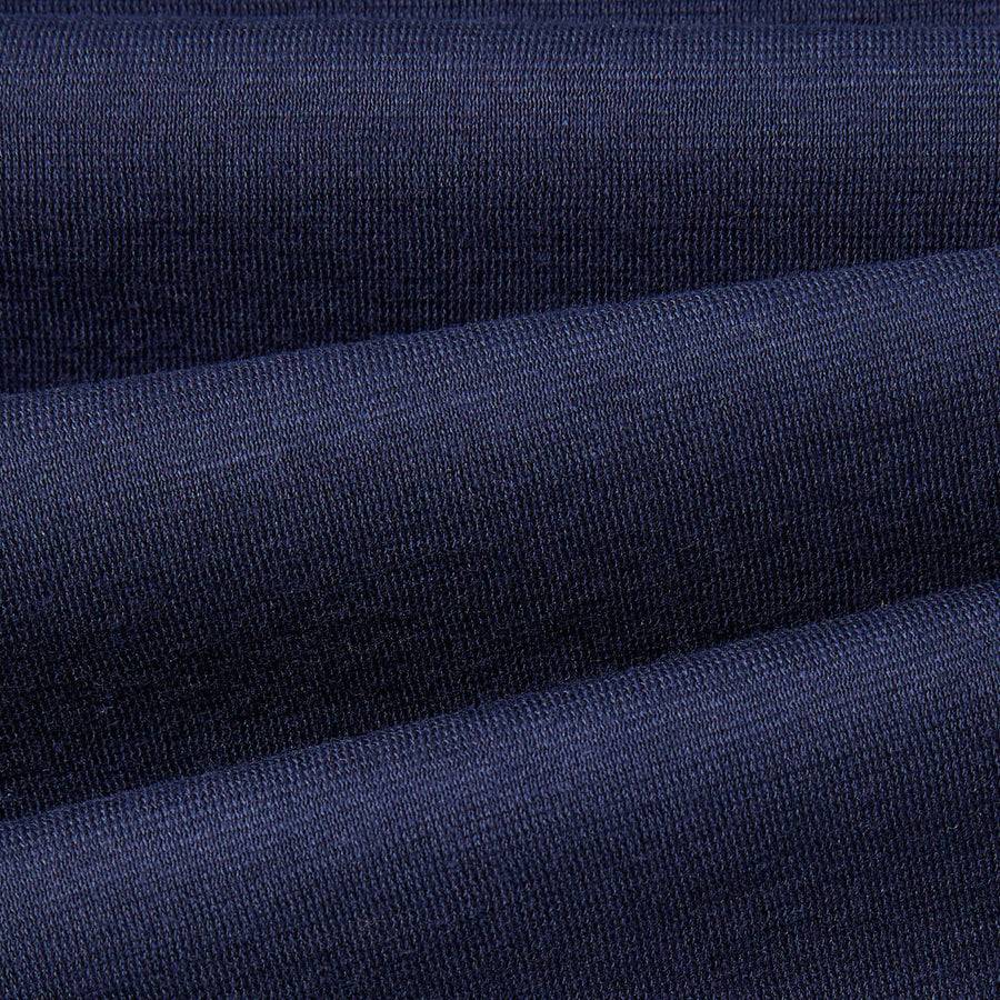Paolo Pecora T-Shirt in Jersey e Contrasti - Blu Navy Consegna Veloce