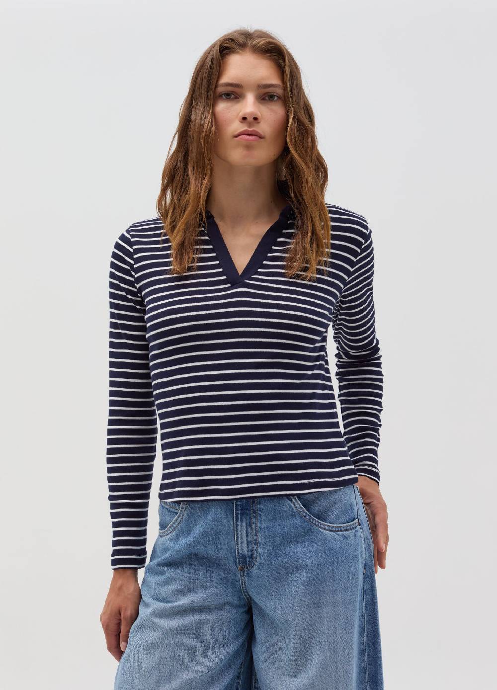 OVS T-shirt a maniche lunghe con scollo a polo Qualità Garantita