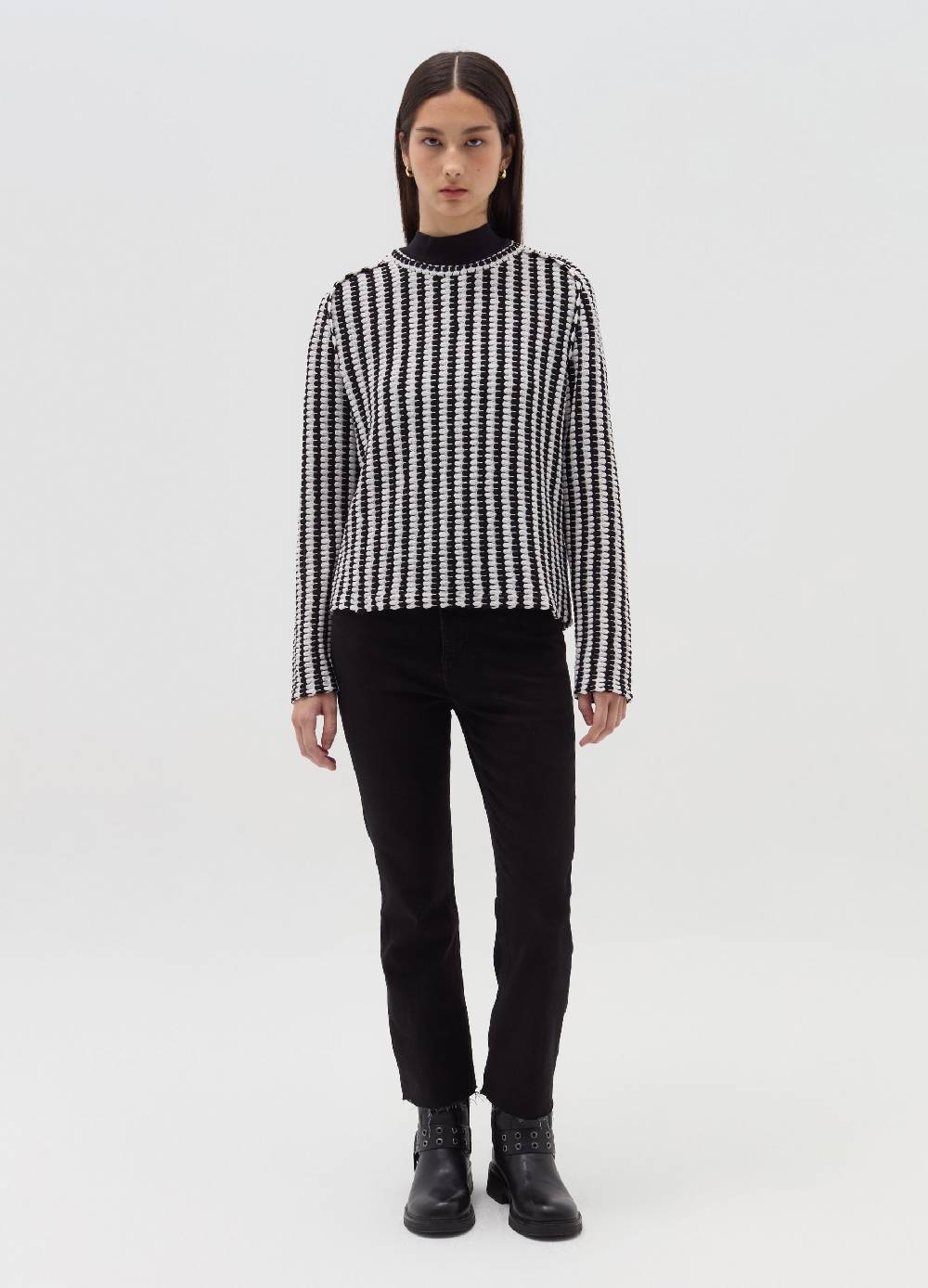 OVS T-shirt tricot con trama bicolore Acquista Ora