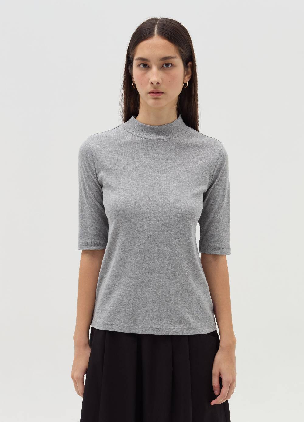 OVS T-shirt mock neck con maniche al gomito Affare Del Giorno