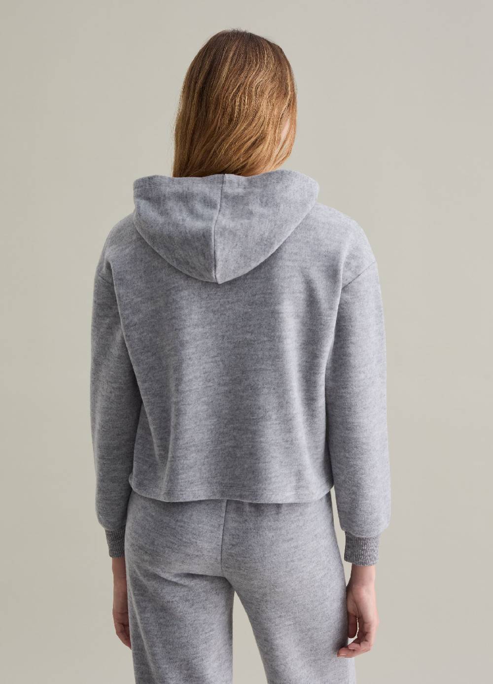 PIOMBO Top in maglia con cappuccio a maniche lunghe Sottocosto