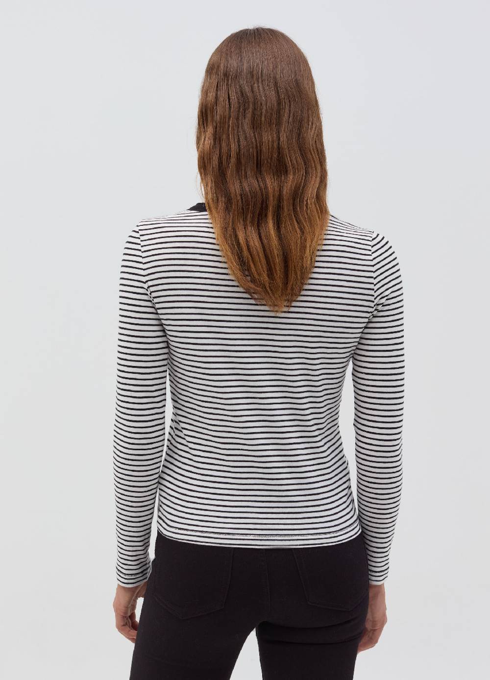 OVS T-shirt a righe sottili con maniche lunghe Hotsell