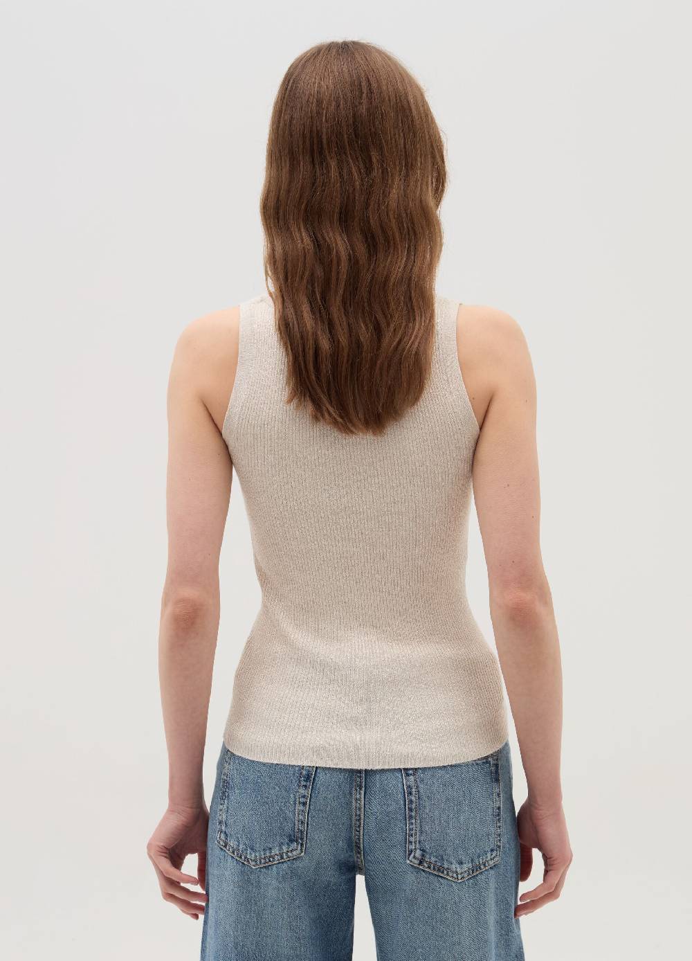 OVS Tank top a costine con lurex Moda