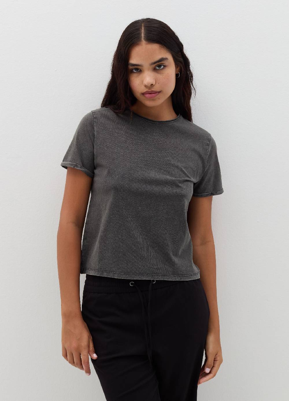 B. ANGEL T-shirt in cotone scollo rotondo Vendita