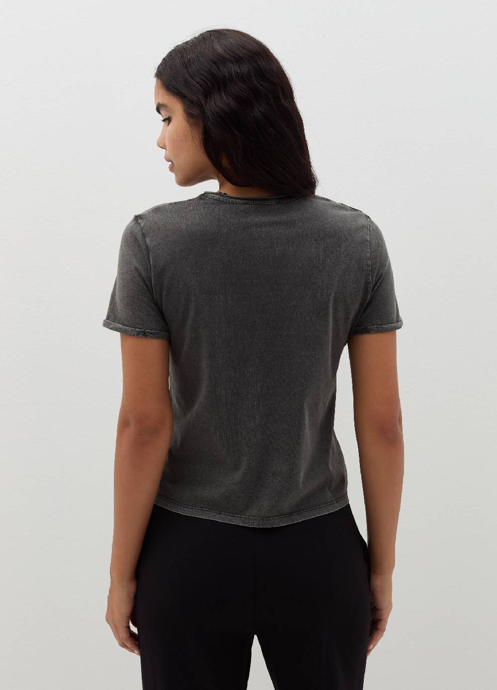 B. ANGEL T-shirt in cotone scollo rotondo Vendita