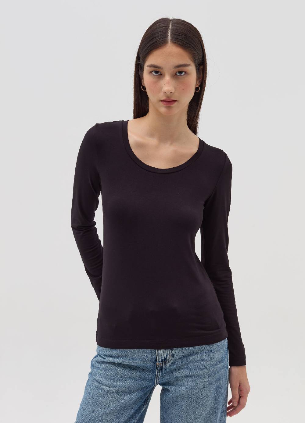 OVS T-shirt a maniche lunghe in viscosa stretch Pezzi Unici