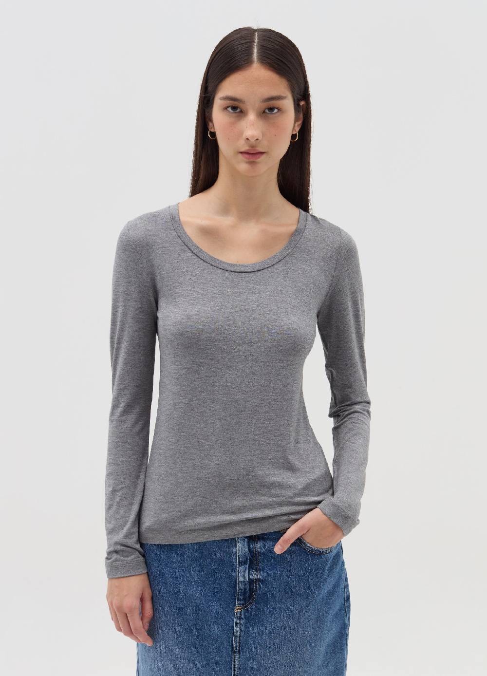 OVS T-shirt a maniche lunghe in viscosa stretch Soddisfazione Garantita
