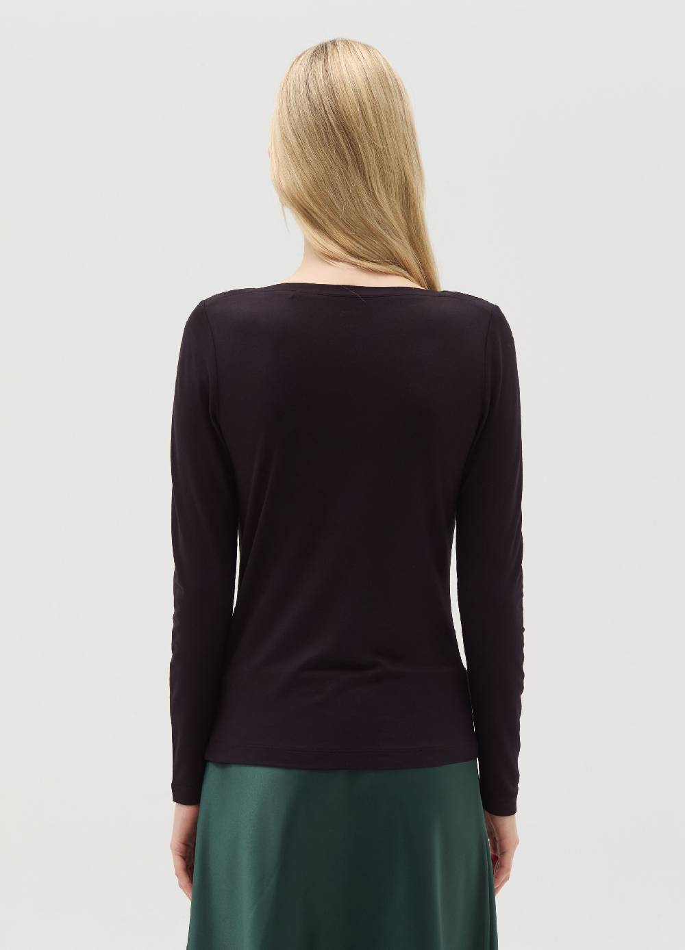 OVS T-shirt in viscosa stretch con scollo a barca Economico