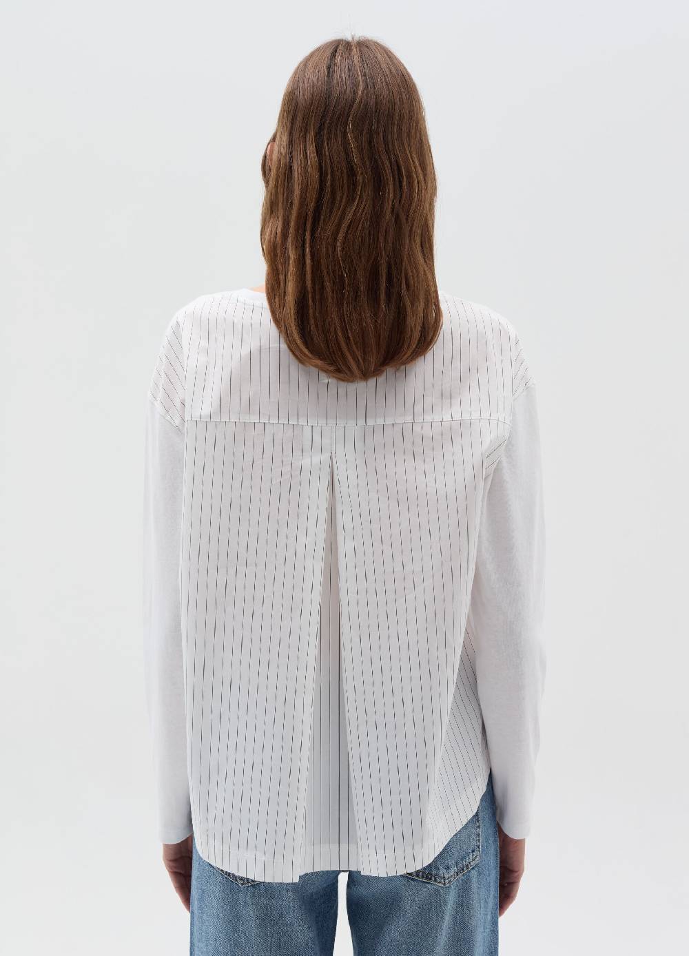 OVS T-shirt a maniche lunghe con inserti a righe Moda