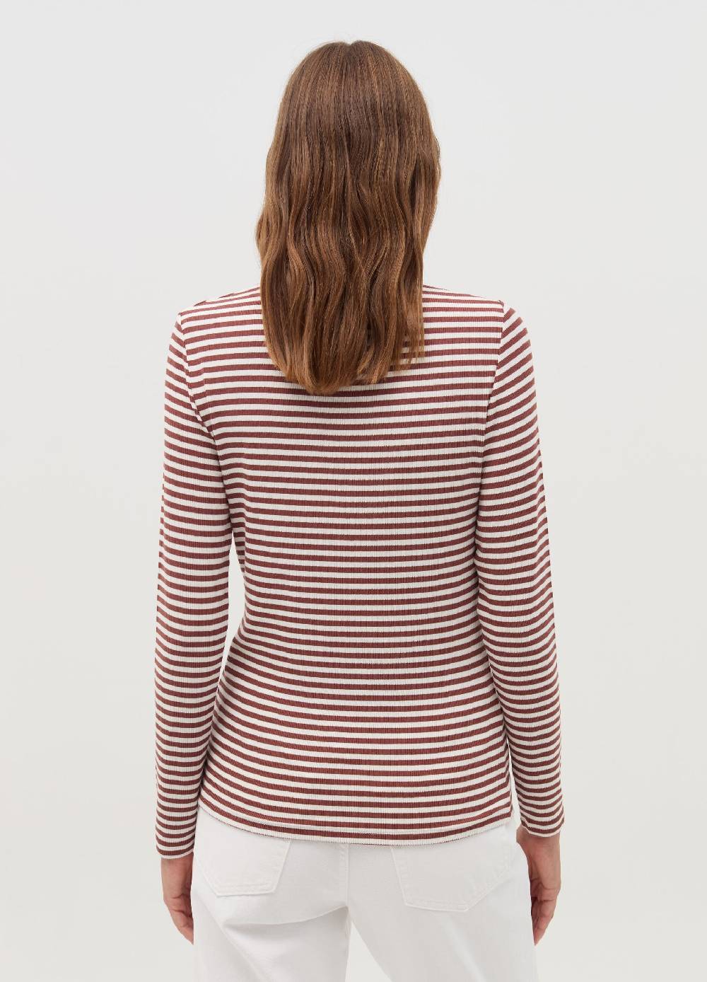 OVS T-shirt a righe mock neck 2025