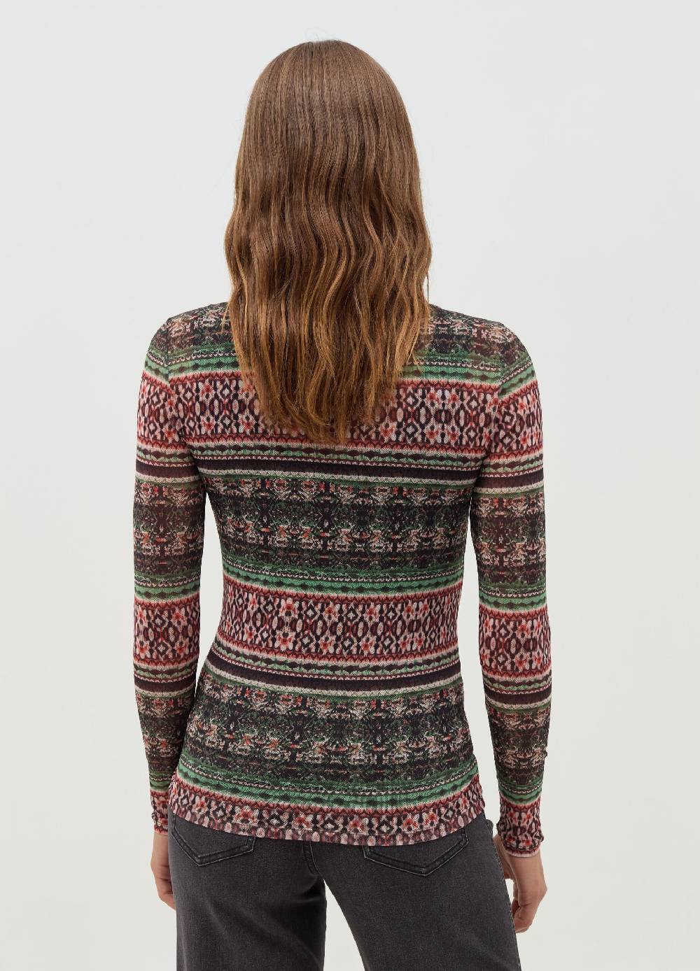 NICOL CARAMEL T-shirt premaman con stampa all-over Vendita