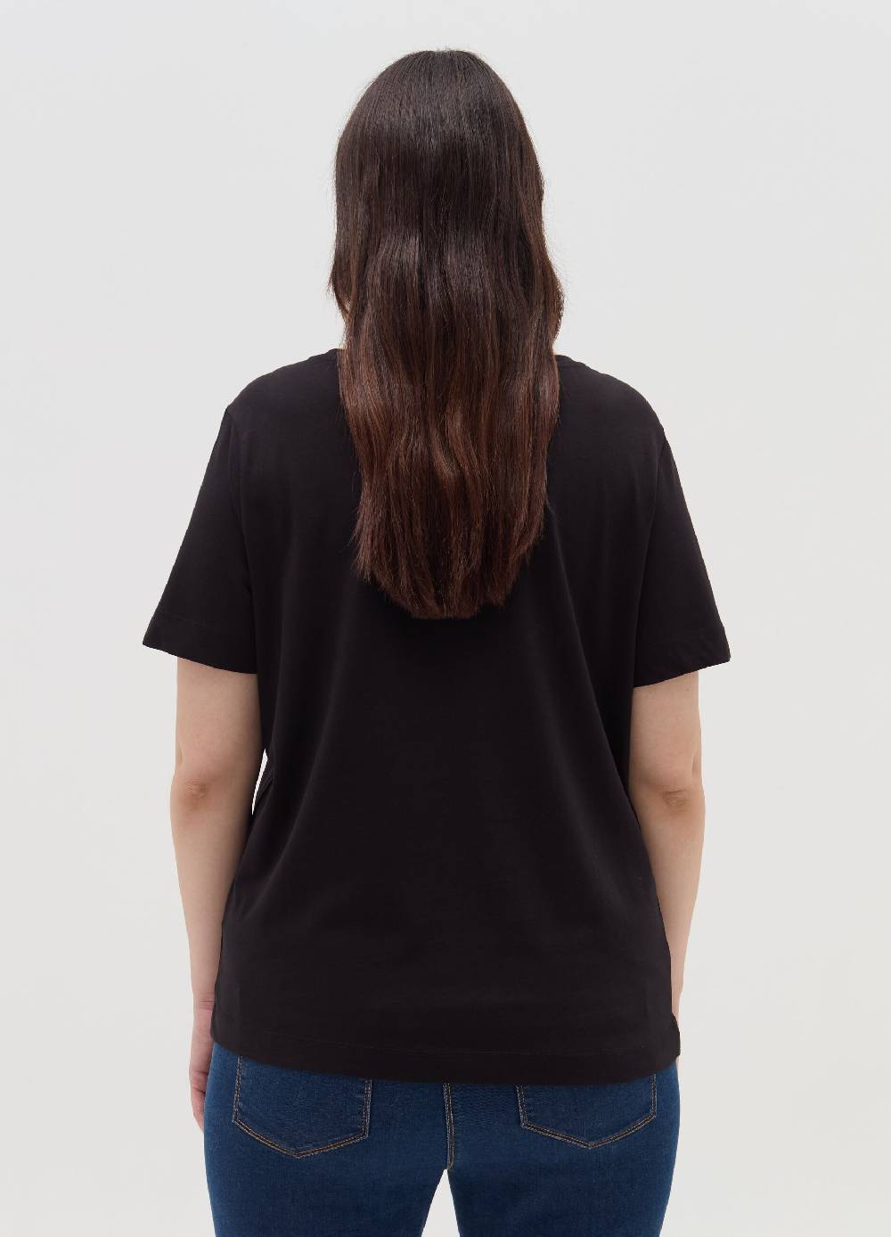 MYA T-shirt con ricamo lurex Curvy Qualità Garantita