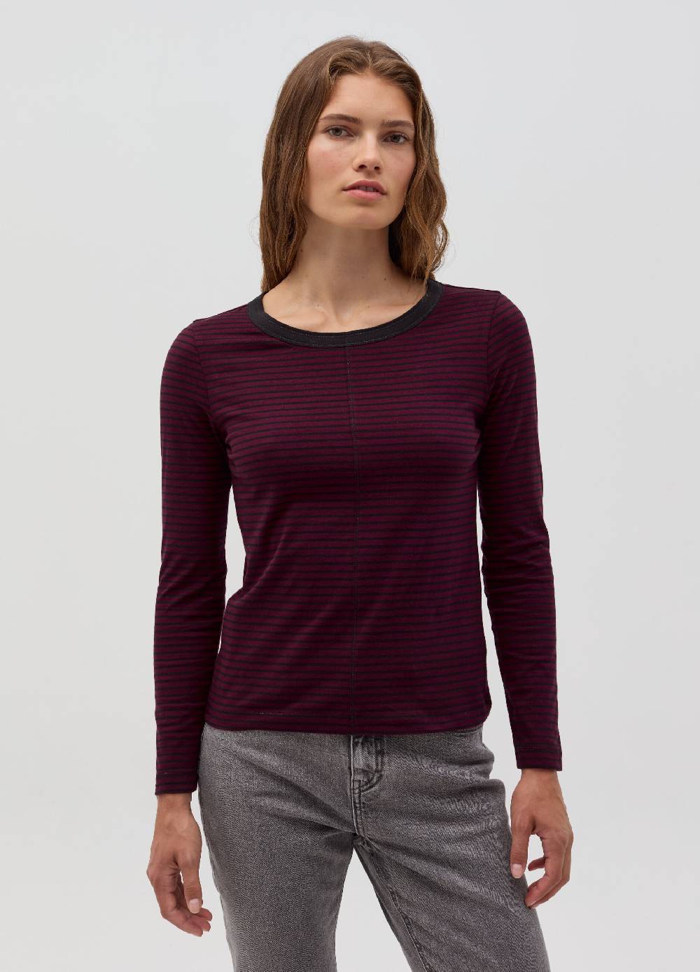 OVS T-shirt a righe sottili con maniche lunghe Convenienza