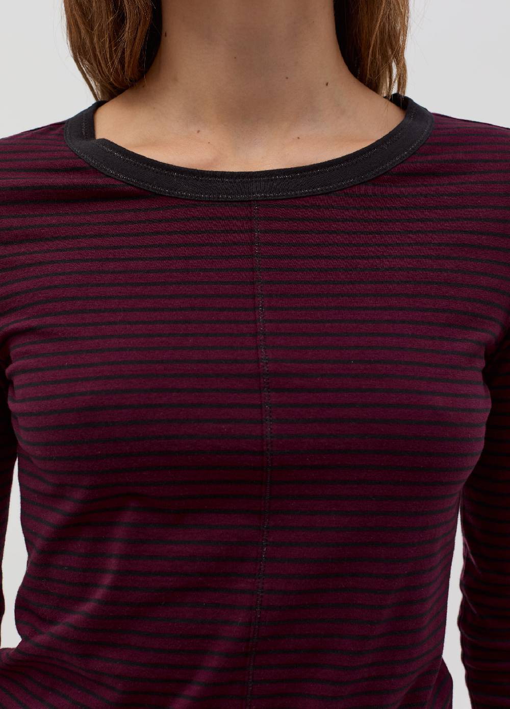 OVS T-shirt a righe sottili con maniche lunghe Convenienza